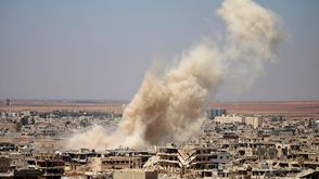 سوريا  درعا قصف جيتي