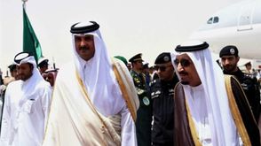 الملك سلمان الشيخ تميم - جيتي