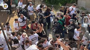 اعتداء  الاحتلال  ماراثون  القدس  حي الشيخ جراح  سلوان- تويتر