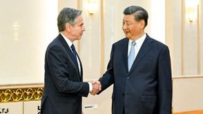 الرئيس الصيني شي جين بينغ يلتقي وزير خارجية امريكا انتوني بلينكن في بكين- شينخوا