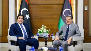 المنفي والدبيبة في اجتماع بينهما.. فيسبوك