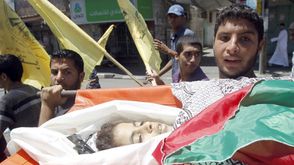 الأطفال الفلسطينيون أهداف للغارات الإسرائيلية - أ ف ب