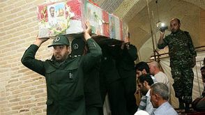 جنازة الطيار الإيراني المقتول في العراق - فارس