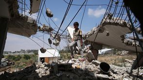 آثار قصف غزة - أ ف ب