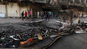 التفجير استهدف شارعا تجاريا غرب بغداد - أ ف ب تفجير العراق