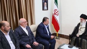 زيارة وفد حماس الى إيران - خامنئي صالح العاروري موسى ابو مرزوق