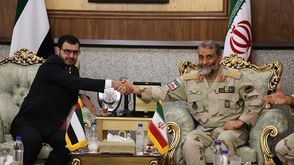 لقاء وفد عسكري إماراتي في إيران- إرنا