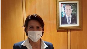 السفيرة الفرنسية في بيروت لبنان - حسابها على تويتر