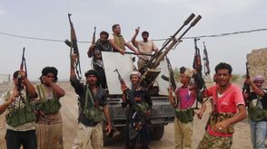 المقاومة الشعبية - القوات الموالية ل عبد ربه عادي - اليمن - أ ف ب