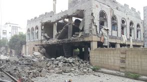 منزل الجمال بعد تفجيره من قبل الحوثيين - عربي21 اليمن