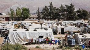مخيم اللاجئين السوريين في البقاع - لبنان