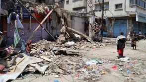 قصف التحالف على اليمن ـ أ ف ب