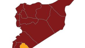 خريطة سورية - محافظة السويداء