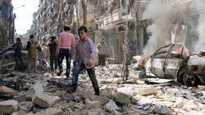 غارة جوية على حلب