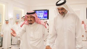 عبد الله بن علي آل ثاني الملك سلمان السعودية قطر - تويتر
