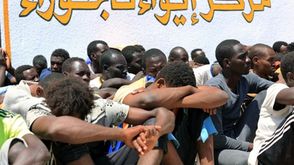 المهاجرين غير الشرعيين ليبيا - أ ف ب