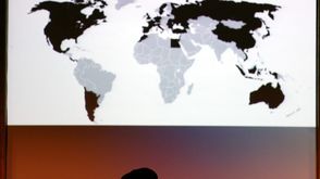 خريطة للعالم في مؤتمر مبادرة مكافحة الإرهاب النووي الدولي -جيتي
