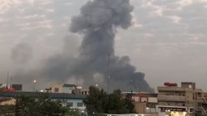 انفجار مخزن اسلحة في بغداد- تويتر