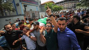 شهداء  غزة  تشييع  جنازة  الاحتلال- الأناضول