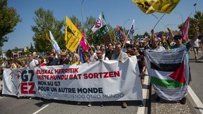 احتجاجات السبع فرنسا فلسطين - جيتي