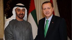 أردوغان ومحمد بن زايد- الأناضول