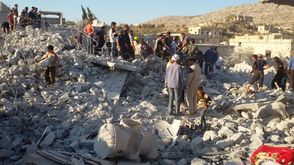 الدمار الذي خلفه قصف التحالف الدولي على سوريا لاستهداف داعش والنصرة ـ تويتر