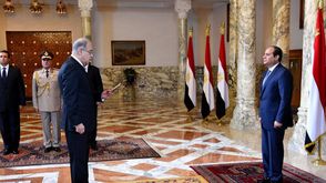 حكومة مصر الحكومة المصرية تؤدي اليمين - أ ف ب