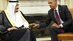 الرئيس الأمريكي باراك أوباما والملك السعودي سلمان بن عبد العزيز ـ أ ف ب