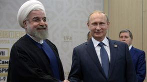 روسيا إيران روحاني بوتين - أ ف ب