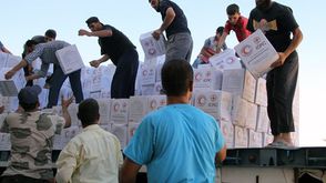 قافلة مساعدات من الأمم المتحدة لسوريا- أ ف ب