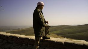زعيم الأكراد مسعود بارزاني في محافظة نينوى - جيتي