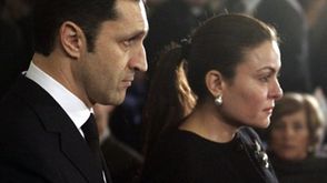 علاء مبارك وزوجته