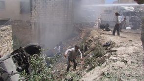 قصف إدلب - جيتي
