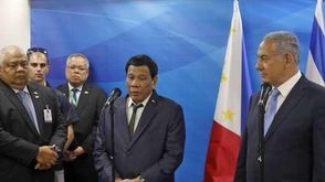 دوتيرتي رئيس الفلبين ونتنياهو - جيتي