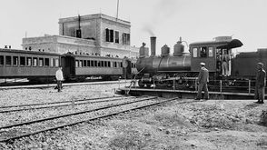 محطة قطارات القدس عام 1900