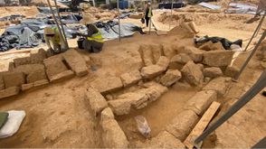 مقبرة أثرية رومانية في غزة- منصة إكس