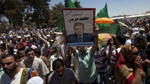 من الاحتجاجات الشعبية على ا|لإنقلاب العسكري واعتقال الرئيس المنتخب محمد مرسي - أرشيفية 