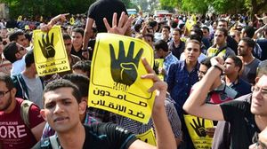 مظاهرات طلاب جامعة الأزهر المناهضة للسلطات الحالية مستمرة - أرشيفية