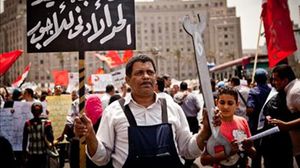 من الاحتجاجات العمالية في مصر - أرشيفية