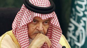 سعود الفيصل في مؤتمر صحافي مشترك مع نظيره الألماني - أ ف ب
