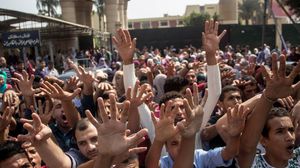 من احتجاجات الطلبة في مصر - الأناضول