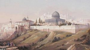 رسم تاريخي للمسجد الأقصى المبارك - أرشيفية