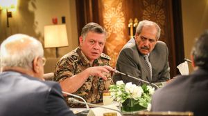 الملك الأردني عبدالله الثاني في لقاء مع مجلس النواب ـ وكالة بترا