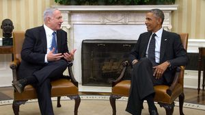 شكر نتنياهو أوباما على الدور الذي لعبته بلاده أثناء الحرب على غزة - أ ف ب