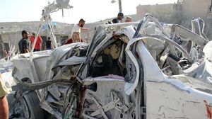 سيارة انفجرت في محافظة إدلب في تشرين الأول/ أكتوبر الماضي