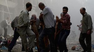 نحو 100 مدني قتلوا في الغارات على سوق دوما - فيسبوك