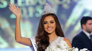 فاليري أبو شقرا ملكة لجمال لبنان للعام 2015 - أ ف ب