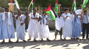 جانب من التظاهرات المؤيدة للفلسطينيين في موريتانيا - عربي21