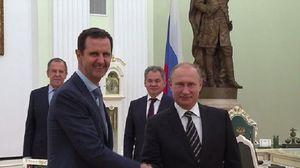 الأسد خلال لقائه بوتين في موسكو - روسيا اليوم