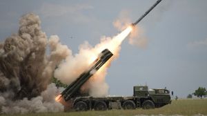 نظام BM-30 الصاروخي الحديث الذي وصل سوريا من روسيا ـ أ ف ب